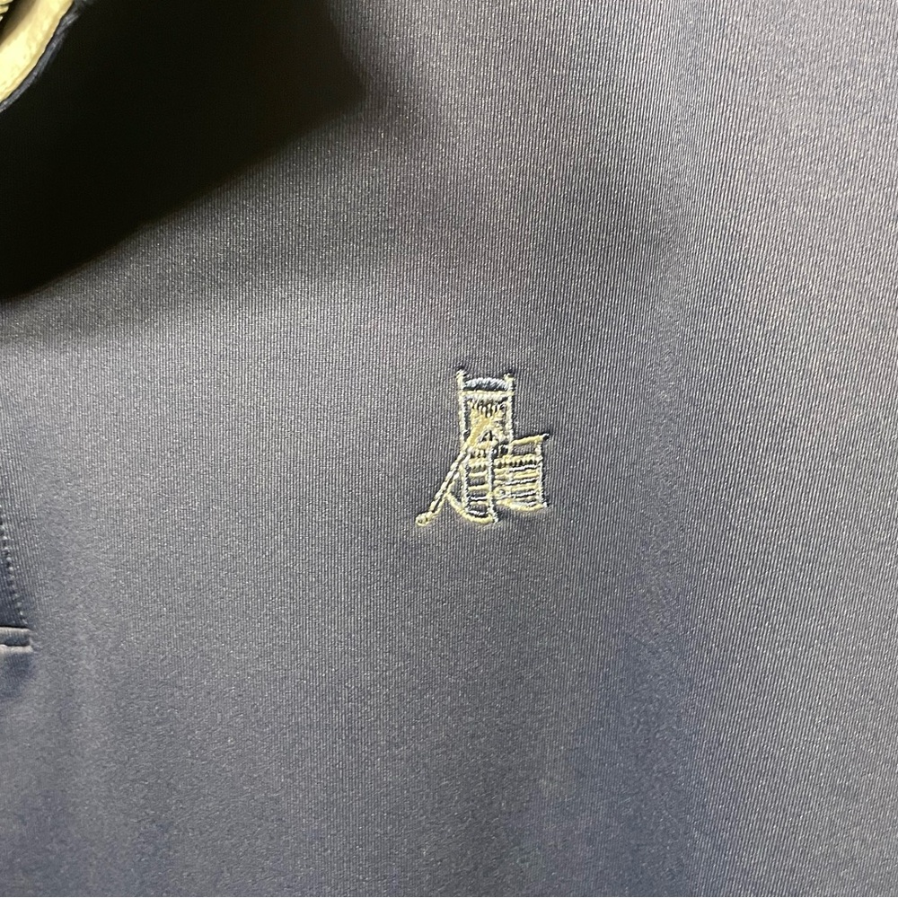 Peter Millar Blue Quarter-Zip Pullover - Picture 4 of 6